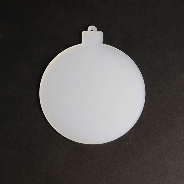 Frosted Acrylic Bauble