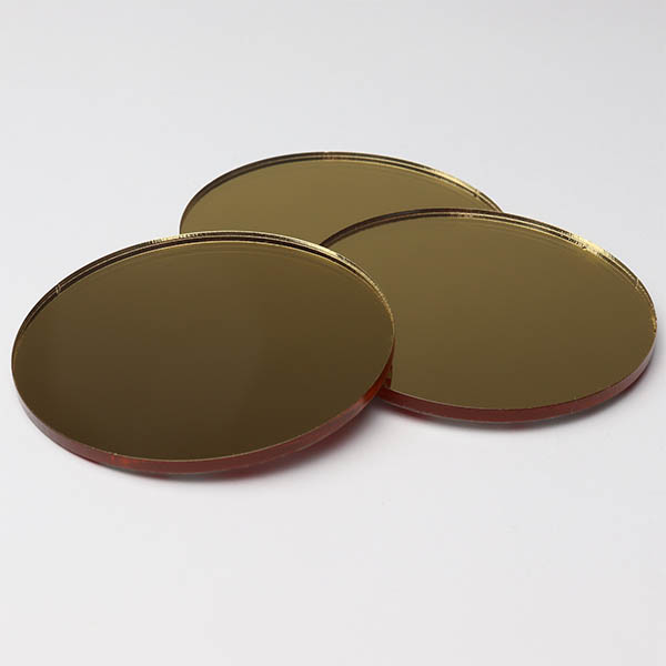 Gold Mirror Discs, 2 Hole Acrylic Disc - BLANK 30mm 1.25 Across 2 Hol –  Swoon & Shimmer