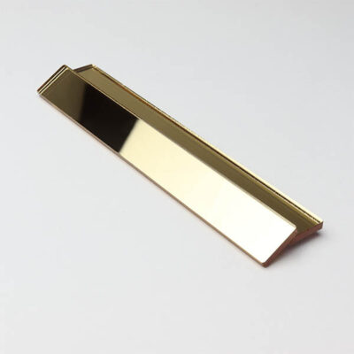 Self-Adhesive Gold Mirror Acrylic Strips - Perspex Panels