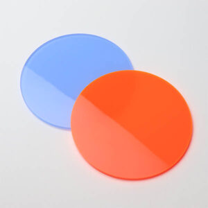 Edge-Lit Colour Acrylic Discs