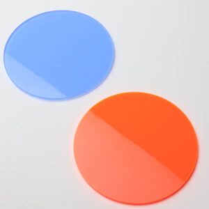 Edge-Lit Colour Acrylic Discs