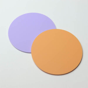 Pastel Colour Acrylic Discs