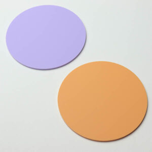 Pastel Colour Acrylic Discs