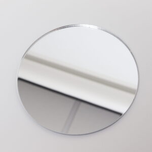 Silver Mirror Acrylic Disc