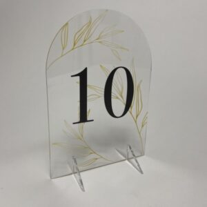 Arched Top Tabletop Signs