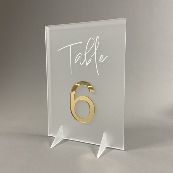 Acrylic Tabletop Signs