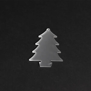 Acrylic Frosted Christmas Tree Decoration