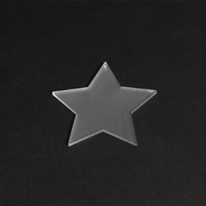Acrylic Frosted Star Decoration
