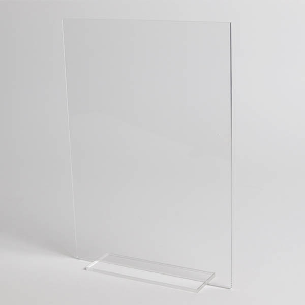 Clear Panels with Base Blocks