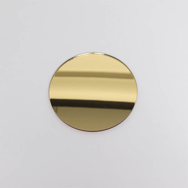 Gold Mirror Acrylic Disc