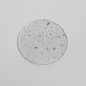 Silver Stars Acrylic Discs
