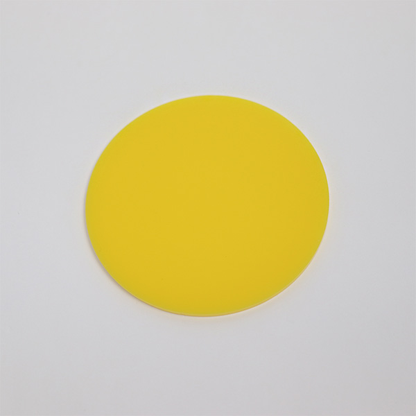 Yellow Duo Finish Acrylic Discs