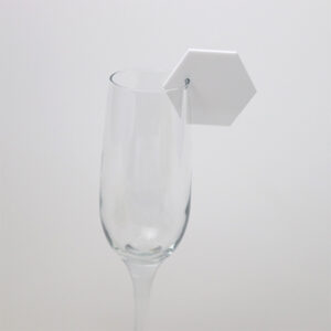 Acrylic Hexagon Glass Topper