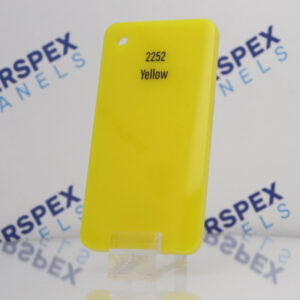 Yellow Gloss Perspex® 2252 Acrylic Sheets