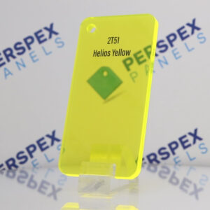 Helios Yellow Edge-Lit Perspex® 2T51 Acrylic Sheets