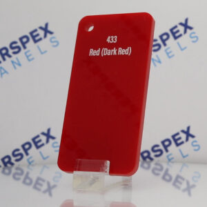 Dark Red Gloss Perspex® 433 Acrylic Sheets