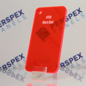 Mars Red Edge-Lit Perspex® 4T56 Acrylic Sheets