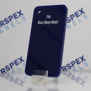 Navy Blue Gloss Perspex® 744 Acrylic Sheets