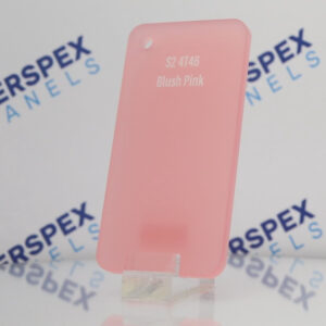 Blush Pink Frost Perspex® S2 4T46 Acrylic Sheets