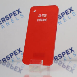 Chilli Red Frost Perspex® S2 4T50 Acrylic Sheets