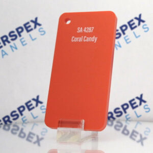 Coral Candy Gloss/Satin Perspex® SA 4287 Acrylic Sheets
