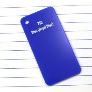 Royal Blue Gloss Perspex® 750 Acrylic Sheets