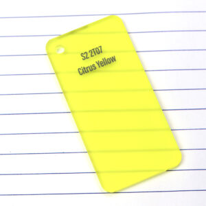 Citrus Yellow Frost Perspex® S2 2T07 Acrylic Sheets