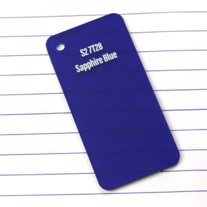 Sapphire Blue Frost Perspex® S2 7T28 Acrylic Sheets